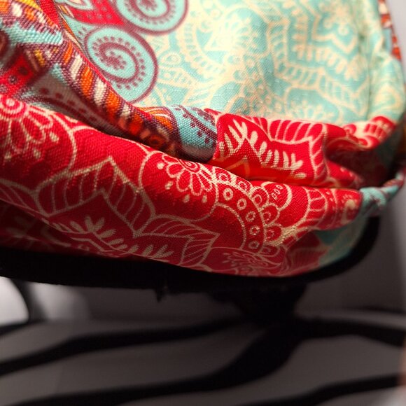 Vibedration Hydration Backpack w/o bladder turquoise/orange pattern Used main image 4